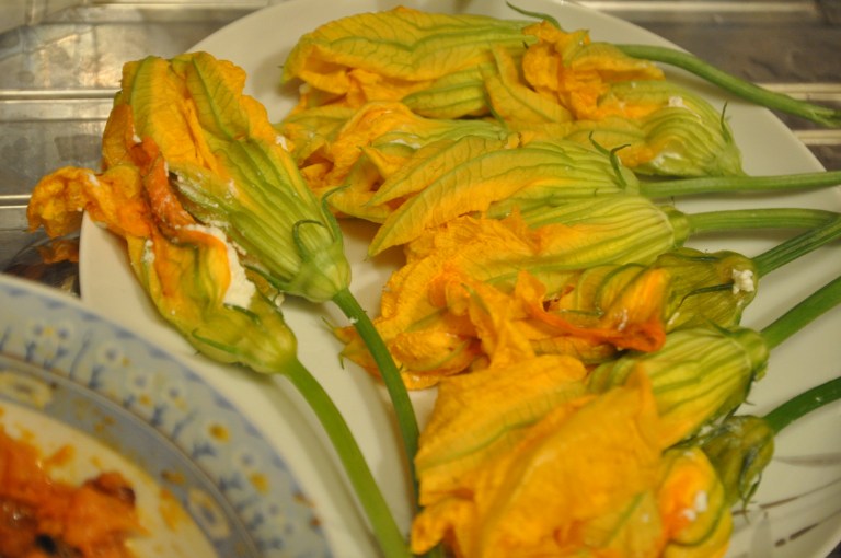 Amazing Stuffed Zucchini Blossoms