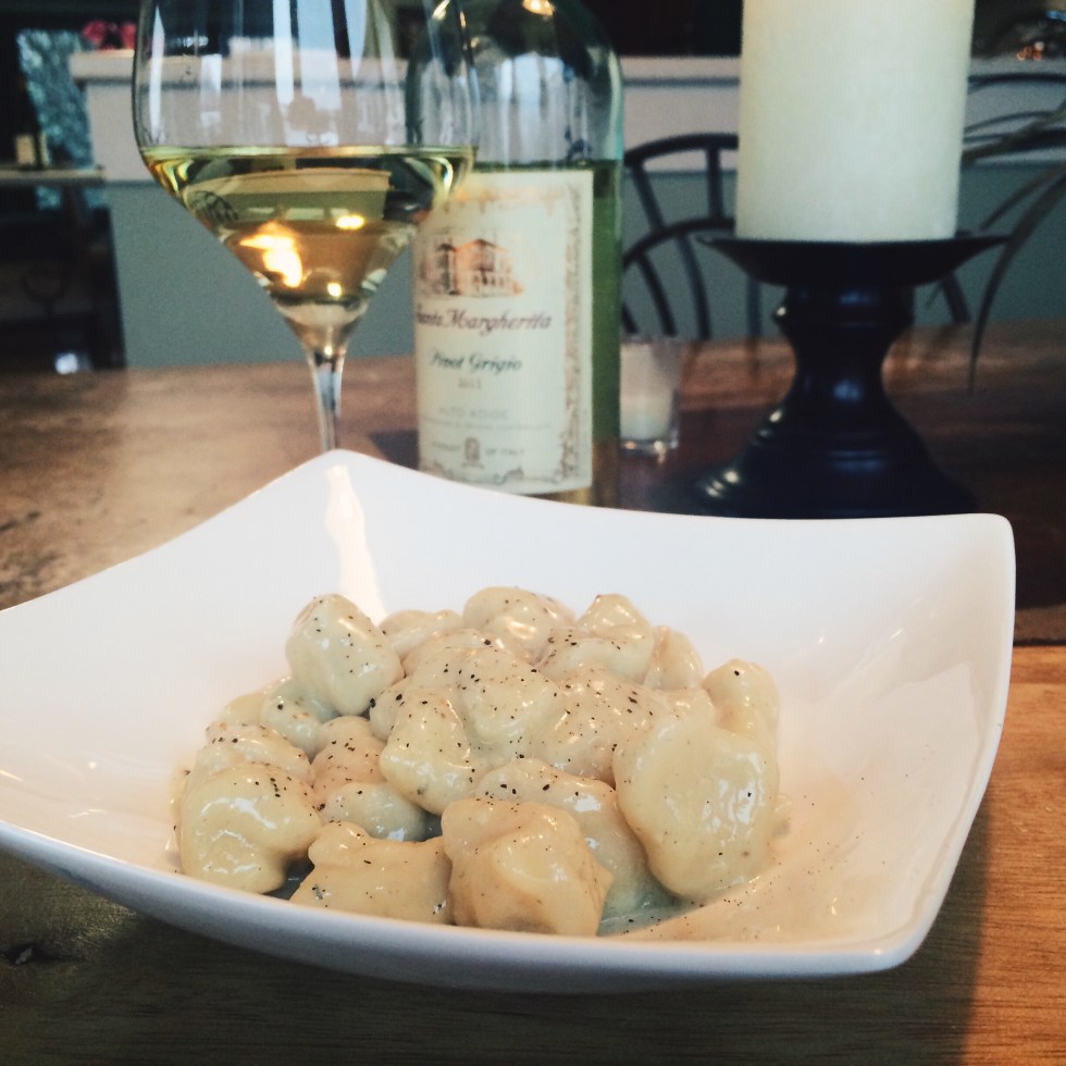 Gnocchi with Gorgonzola Cream Sauce