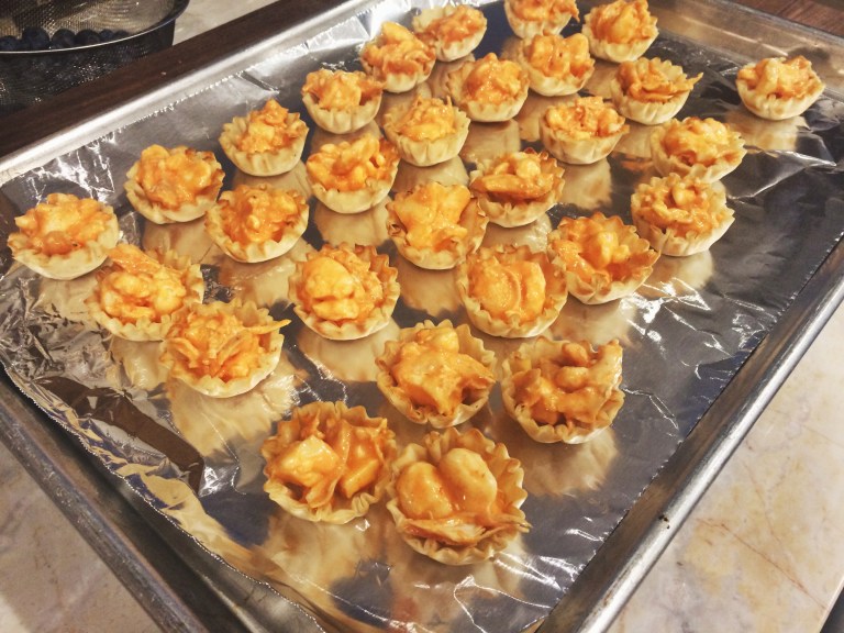 Buffalo Chicken Brie Bites