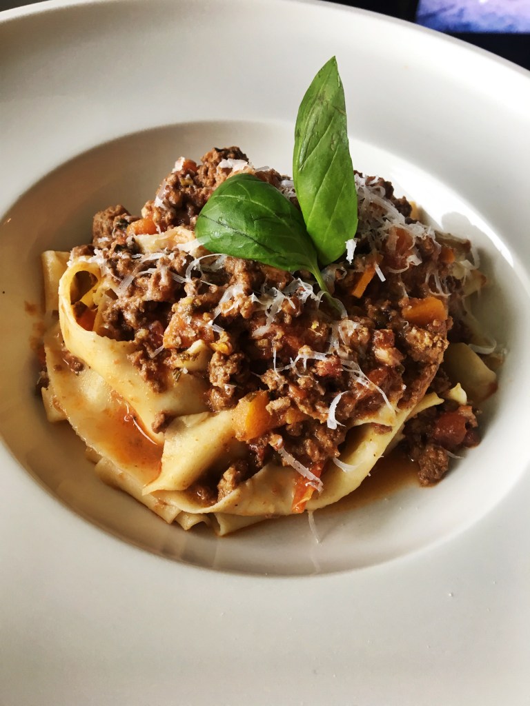 Ragu Bolognese with Fresh Pappardelle Pasta