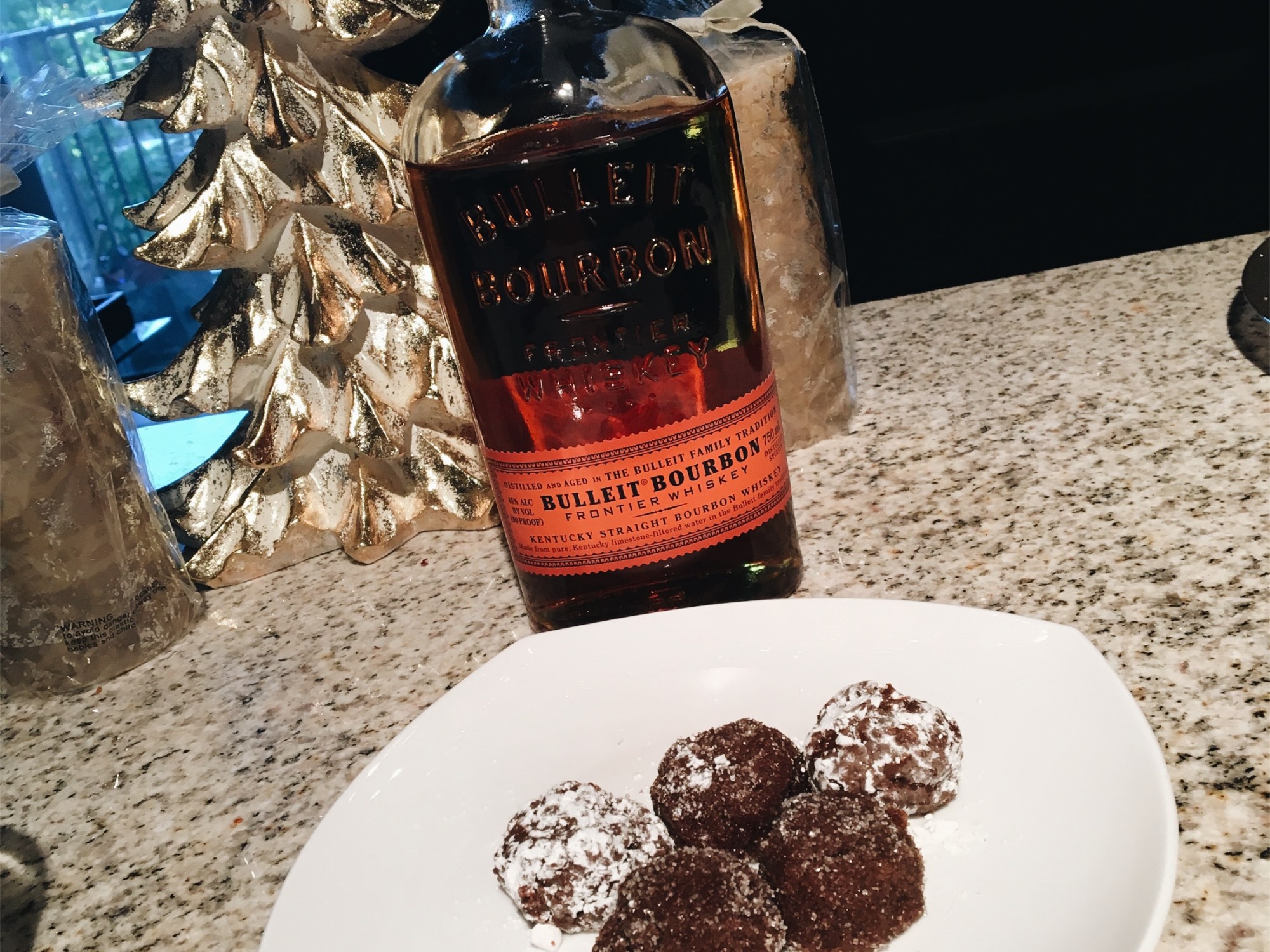 Boozy Bourbon Balls - Holiday Treat